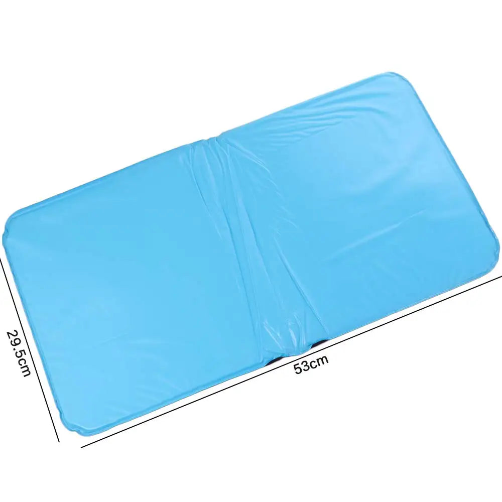 Cooling Pad PVC Cooling Ice Pillow Insert Refillable Ice Cold Pillow Comfortable Ice Mat Sleeping Aid
